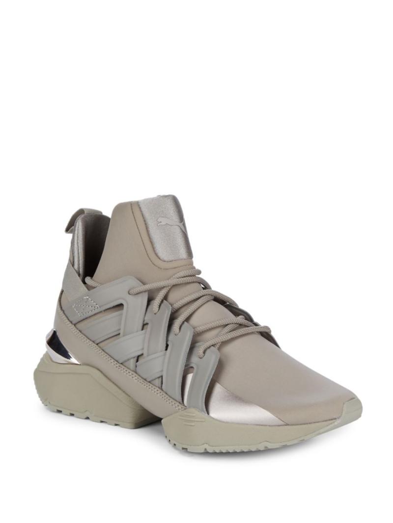 Puma/ Puma Women's Shoes High shoes Frenum Solid comfortable ventilation Mosaic Casual shoes U.S.A L4645Tin the Women's Shoes, High shoes category - from Buy2taobao.com to provide professional Taobao agent buy service