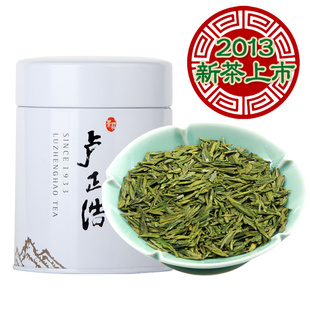  卢正浩新茶绿茶春茶精品AAA特级西湖龙井茶经典白50克包邮
