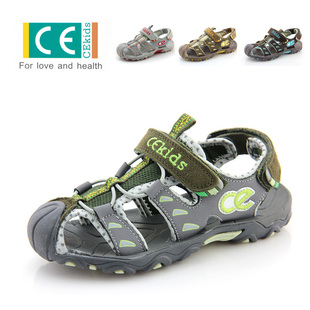  CE童鞋 男童中大童包头儿童凉鞋 男童沙滩凉鞋镂空鞋 851213