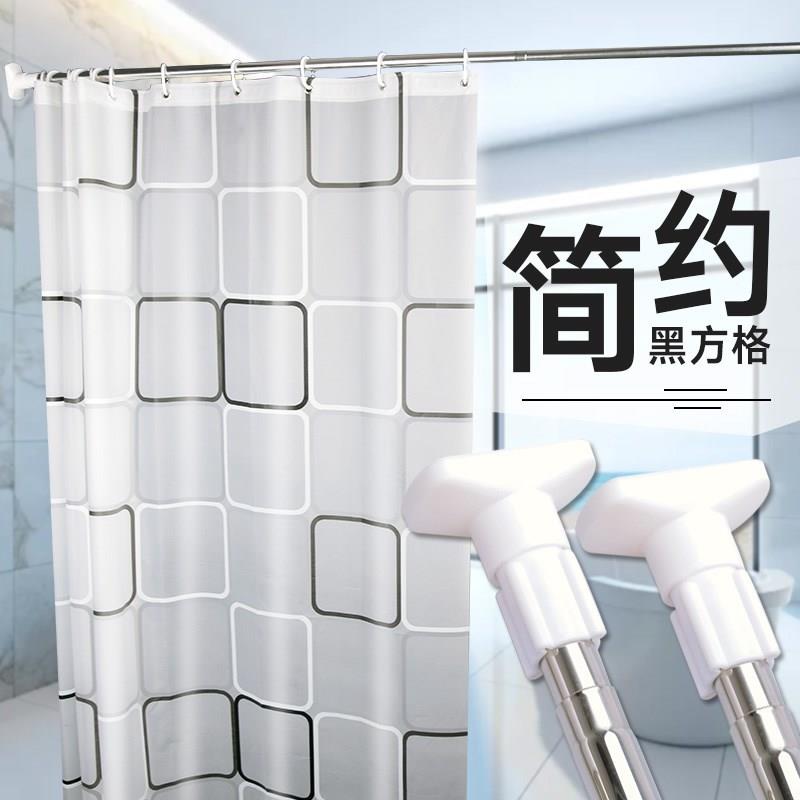 隔水防霉淋浴房学生吊帘清新隔离门帘高档浴帘加厚垂坠防风挂钩在类目 家庭/个人清洁工具, 卫浴用具/卫浴配件, 浴帘中 - 来自Buy2taobao.com提供专业的淘宝代购服务
