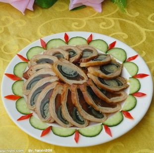  卤知盛速食零食皮蛋鸭卷 浙江温州丽水特产凉菜冷菜即食散装小吃