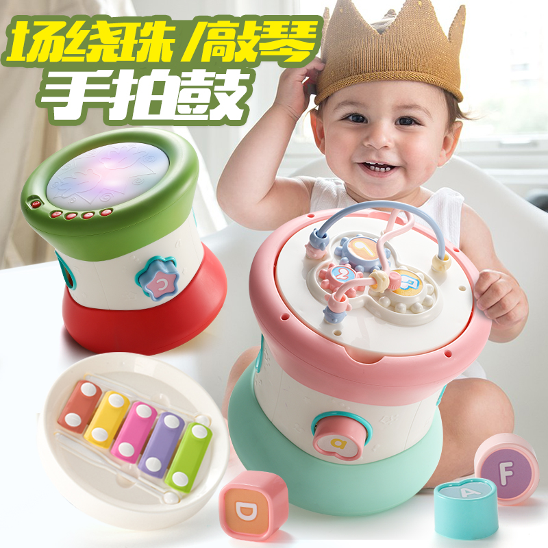 幼儿童益智玩具智力开发多功能婴儿早教动脑动手男孩1-2-3岁宝宝0|ruв категории игрушка/коляска/головоломка/блоки/модель, бусы/головоломка/в паре/демонтаж/бить игрушки, головоломка/деревоплита - от Buy2taobao.com для оказания профессиональной услуги покупки агента Taobao