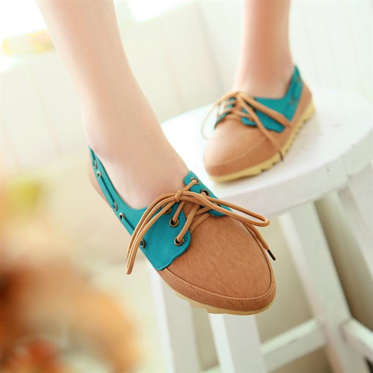 拼接娃娃鞋单鞋...