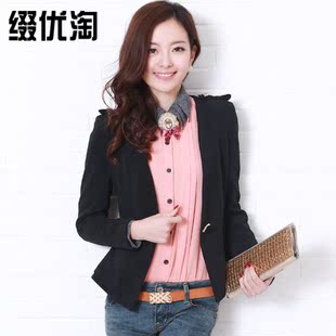 缀优淘品牌新款女装春装春季春秋小西装西服外套修身女士韩版