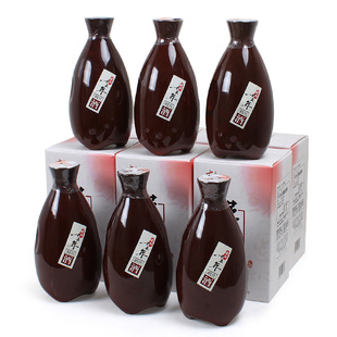  端午整箱特价 绍兴黄酒 唐宋十五年花雕酒500ml*6瓶 纯手工原酿