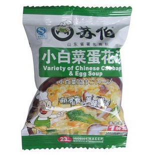  【天猫超市】苏伯小白菜蛋花汤8g/袋 5袋起卖