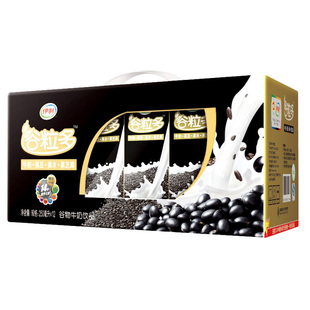  【天猫超市】伊利牛奶 谷粒多黑谷牛奶饮品 250ml*12包/提