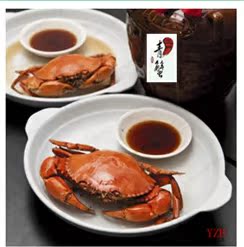  三门青蟹老螃蟹雌雄对4-6两海鲜鲜活海蟹大闸蟹醉蟹