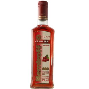  【洋酒正品】Nemiroff Cranberry雷米诺夫蔓越莓味伏特加500ml