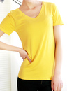 2013春新款 莫代尔韩版修身显瘦圆领低领 打底衫 女 短袖 T恤 潮
