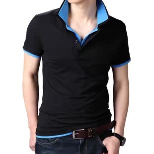  diy韩版纯棉翻领polo短袖情侣衫班服队服工作广告定制做保罗批发
