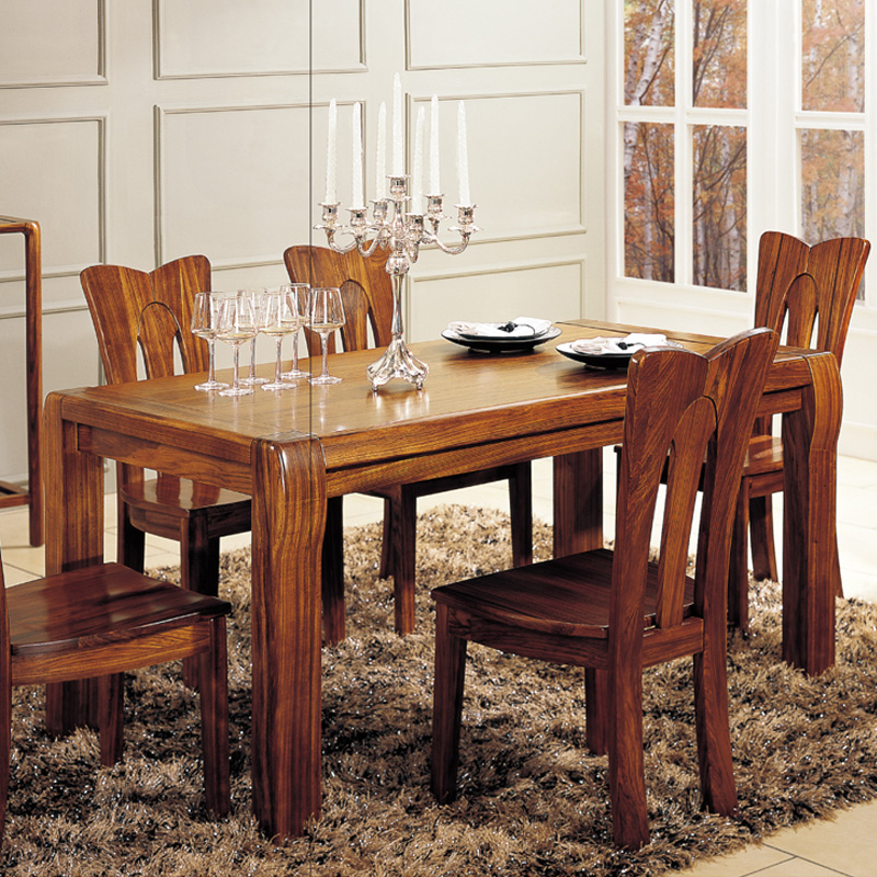 Ugyen wood dining table and chair combination Chinese style rectangle table Table furniture All solid wood table Dining Table Special Offerin the Residential furniture , Tables , Dining table category - from Buy2taobao.com to provide professional Taobao agent buy service