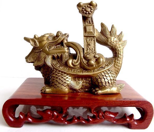 Ruyi Hannaford Lucky Ruyi Dragon Turtle Decoration Pure copper Turn on the light Taoist arts and crafts Feng Shui a decorationin the Arts and crafts , Religious Crafts , Taoist arts and crafts category - from Buy2taobao.com to provide professional Taobao agent buy service