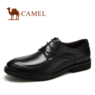  camel 骆驼 男鞋 真皮头层皮 商务休闲男士正装皮鞋  82190602
