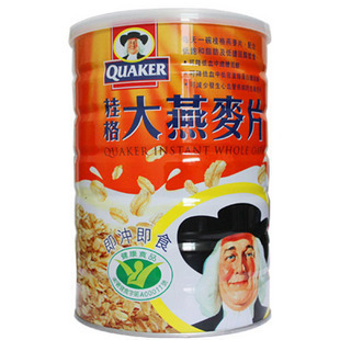  台湾制造食品-即冲营养麦片-QUAKER桂格即食大燕麦片700G送100G