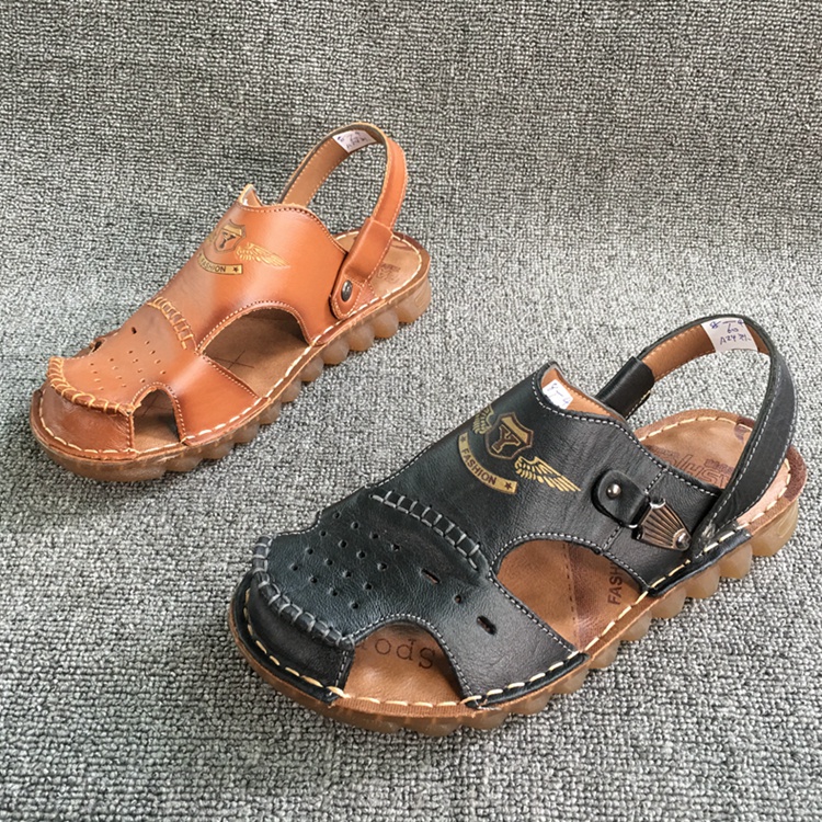 Factory shop Clearance genuine leather ventilation Beach shoes ventilation business affairs soft sole leisure time Ground Versatile comfortable Sandalsin the Men's Shoes, Sandals category - from Buy2taobao.com to provide professional Taobao agent buy service