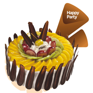  【米旗maky】幸福派对 水果蛋糕 米旗生日蛋糕 区域配送