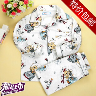  冲钻促销童装儿童睡衣男孩春秋喜洋洋小孩家居服男童长袖睡衣套装