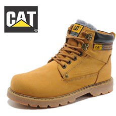Зимние ботинки гусеница Cat мужская обувь