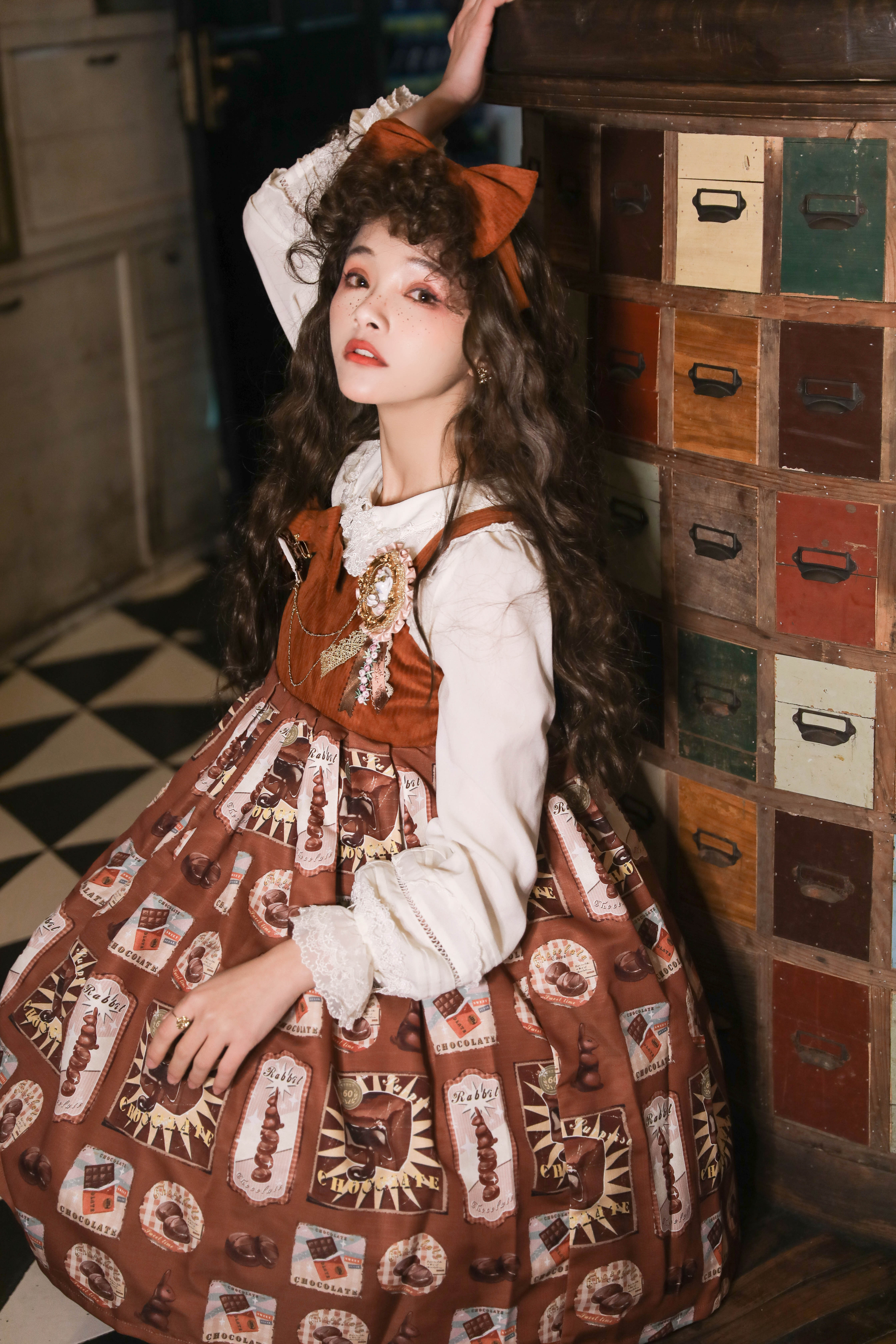 【 End of October】【现货】巧心兔jsk lolita洛丽塔在类目 模玩/动漫/周边/cos/桌游, 二次元洛丽塔, 洛丽塔/软妹装/洋装中 - 来自Buy2taobao.com提供专业的淘宝代购服务