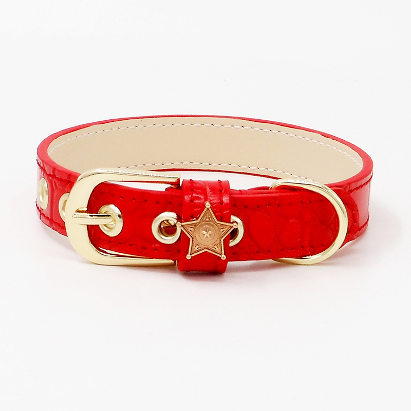 Kier manual genuine leather Pet collars Bright red Crocodile print Cats and dogs A collar for a horse whole countryin the Pet/Pet food and supplies , Pet apparel and accessories , Clothing/Supplies custom (New) , Tie category - from Buy2taobao.com to provide professional Taobao agent buy service