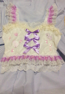 手作AMOamo原宿软妹<em>萌妹</em>炒鸡萌嗲软紫色木