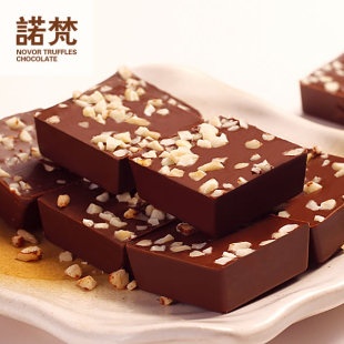  诺梵 手工黑松露杏仁口味 松露巧克力400g礼盒进口料特价零食包邮