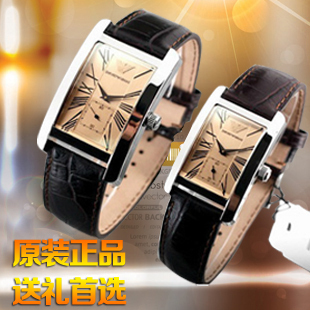  代购阿玛尼原装正品 男士手表 男女情侣表 特价促销AR0154/AR0155