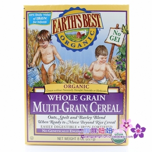  Earth's Best世界最好有机高铁混合谷物米粉3段 227g .6