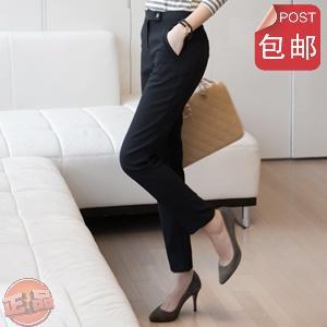  韩国正品代购进口直发品牌女装高档OL白领职业正装裤西装裤-2选