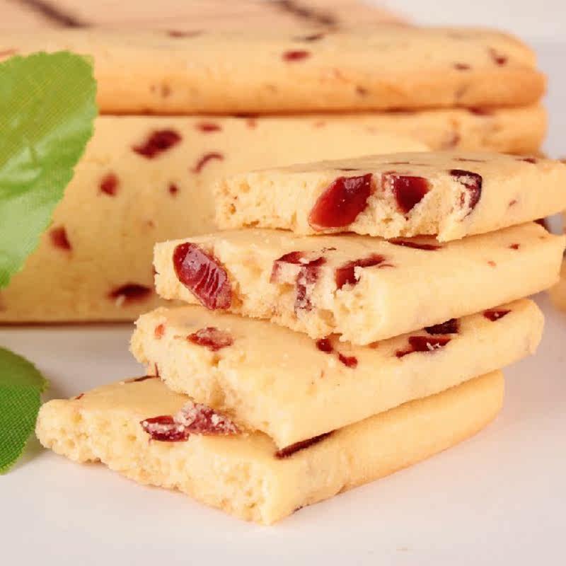 妙此好吃的特产零食品 妙此蔓越莓曲奇饼干纯手工18g烘培小吃