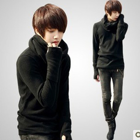 男装2013春季新款韩版休闲<em>男士</em>打底<em>薄毛衣</em>潮