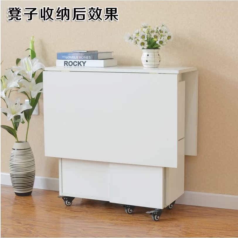 折叠餐桌小户型家用饭桌伸缩多功能长方形可移动餐桌椅组合包邮|msdalam kategori perabot kediaman, of Tables, meja lipat - dari Buy2taobao.com untuk memberikan perkhidmatan ejen Taobao profesional membeli