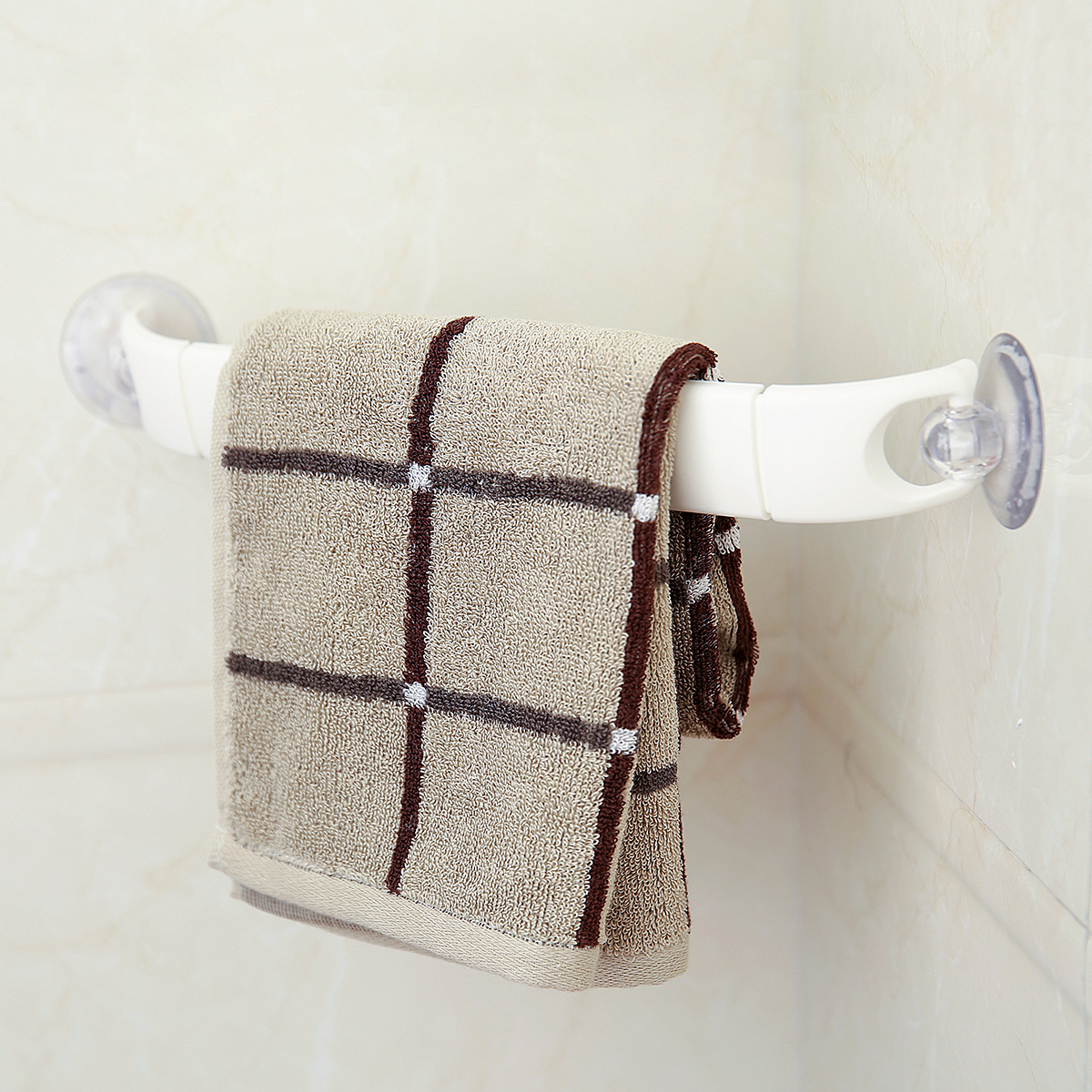 Japanese imports YAMADA Plastic Telescoping Towel rack to turn to No trace sucker Towel rack towel bar Polein the Decoration main material , Toiletries , Bathroom Hardware/Pendant , Towel rack/Towel rack category - from Buy2taobao.com to provide professional Taobao agent buy service