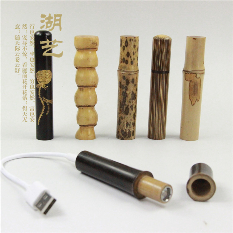湖艺 火折子 梅鹿竹金丝竹 创意个性防风竹质吹气感应usb打火机|msdalam kategori ZIPPO/Swiss Army Knife/cermin mata, pemetik api jenama dan aksesori, lain, pemetik api - dari Buy2taobao.com untuk memberikan perkhidmatan ejen Taobao profesional membeli