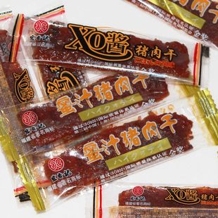  宏香记 猪肉脯 xo酱猪肉干 蜜汁长条猪肉条 2个口味混合  500g