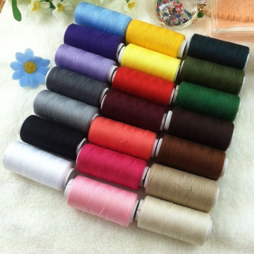 Polyester Household sewing thread Small reel Cloth paste handstitch Multicolor DIY accessories One yuan ain the Home Fabric , Sew DIY Material,Tools and finished products , Sew DIY Fitting/Accessories/Accessories , Fabric sticker category - from Buy2taobao.com to provide professional Taobao agent buy service