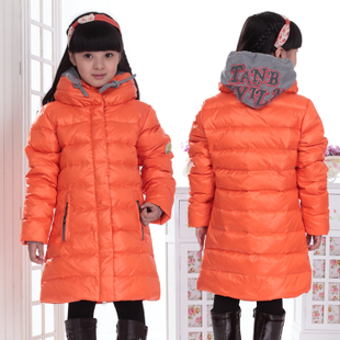  包邮 新年特价 儿童羽绒服女童中长款 大童装羽绒服韩版加厚正品