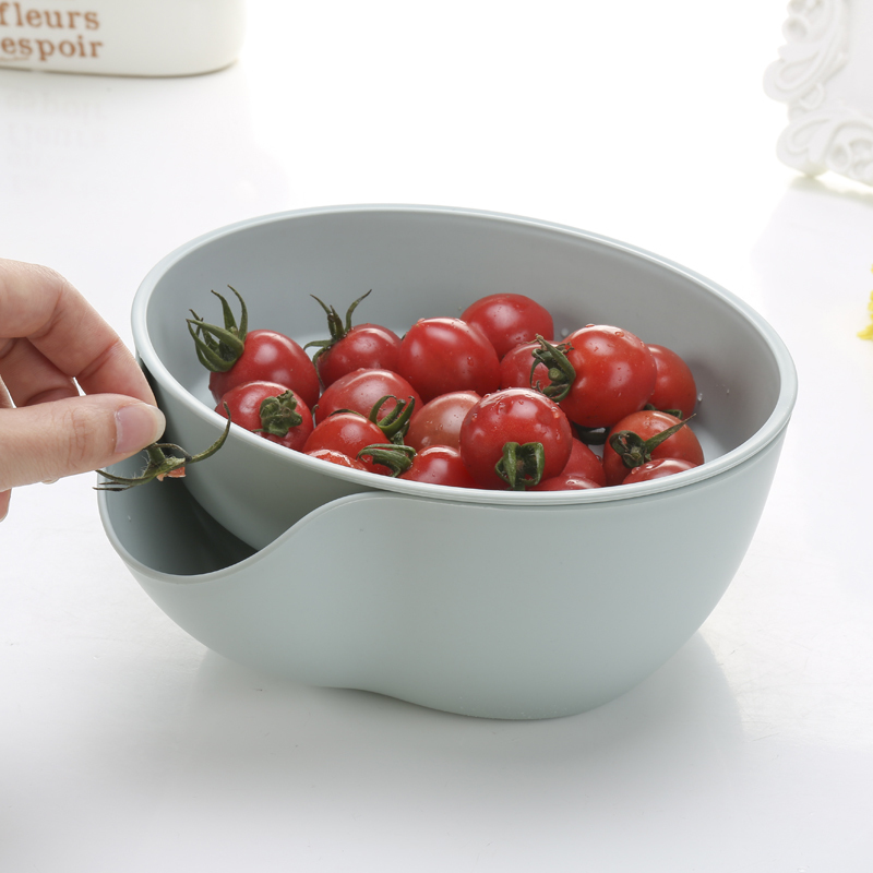 double-deck Leachate Fruit plate snacks Fruit plate Plastic originality modern a living room Simplicity Fruit plate Lazy man household Drain Basinin the Tableware , Tableware , Fruit bowl/Fruit plate/Hamper category - from Buy2taobao.com to provide professional Taobao agent buy service