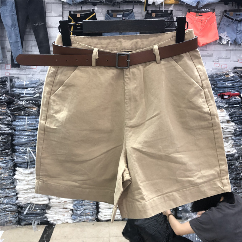 Qi Xuan 831 Genuine Paige Wide leg pants shorts 2019 new pattern Korean Edition leisure time Five point pants Easy Pantiesin the Women's clothing/Boutique , Pants , Casual pants category - from Buy2taobao.com to provide professional Taobao agent buy service