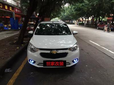 15 16 17款新赛欧3led日行灯改装专用天使眼透镜雾灯总成升级hid