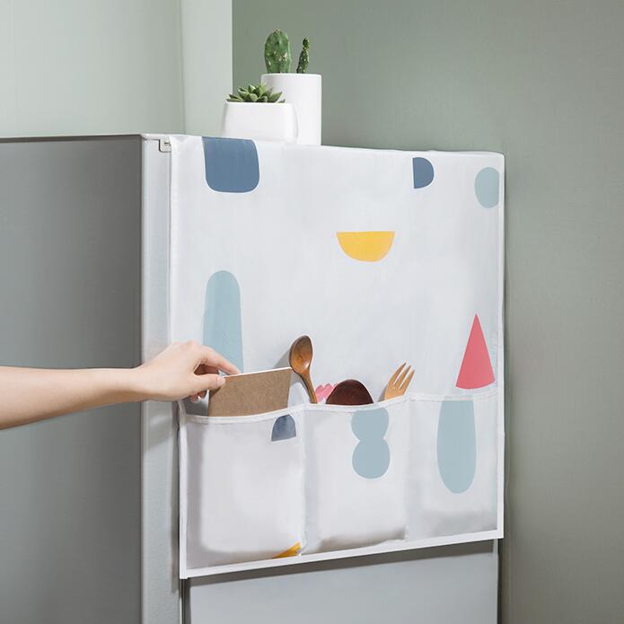 Wood Hui Multipurpose Refrigerator dust cover Refrigerator side Debris Storage bag Refrigerator cover Refrigerator Side pockets Hanging bagin the Storage consolidation , Household appliances dust , Dust the refrigerator category - from Buy2taobao.com to provide professional Taobao agent buy service