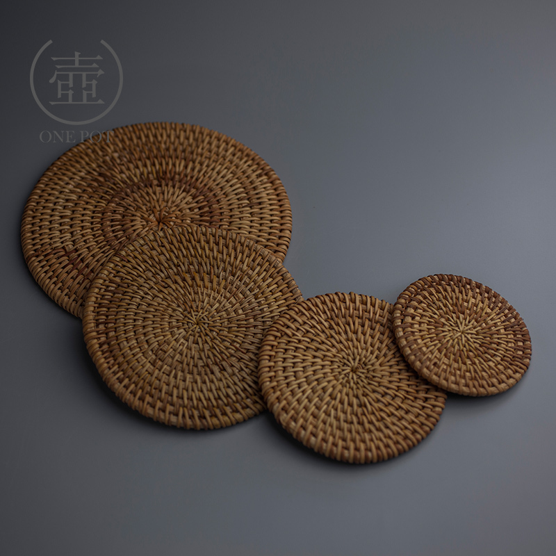 Vietnam Rattan Coasters Japanese Tea mat Anti scald originality Tea ceremony parts Kungfu Online tea set Pure handwork Pot matin the Tableware , Tea set , Tea/With zero category - from Buy2taobao.com to provide professional Taobao agent buy service