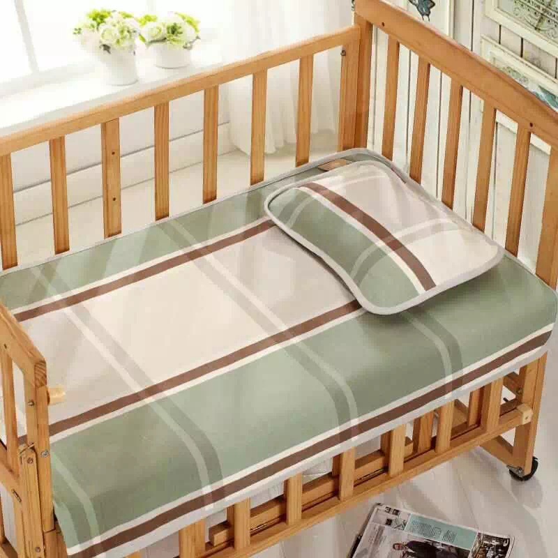 清凉一夏 纯棉粗布宝宝凉席2件套 婴幼儿床凉席在类目 床上用品, 儿童床品, 婴童凉席中 - 来自Buy2taobao.com提供专业的淘宝代购服务