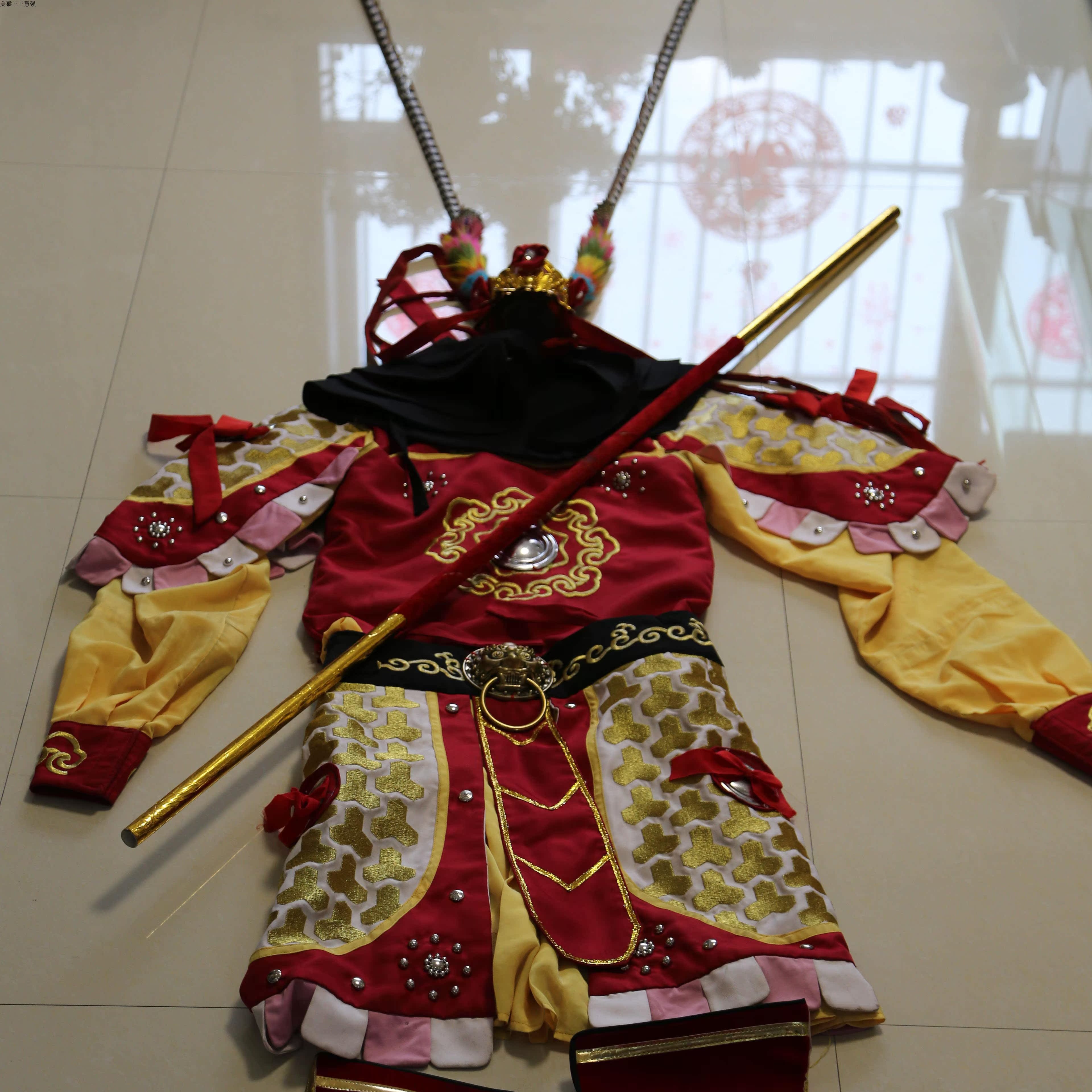 Wang Huiqiang's props Monkey King clothing Headgear Journey to the West Monkey clothing Monkey King Tufting Maskin the Women's clothing/Boutique , Costume/National costume/Stage costumes , National costume/Costumes category - from Buy2taobao.com to provide professional Taobao agent buy service