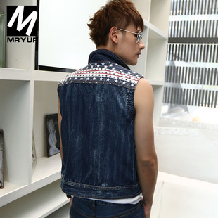 <em>牛仔马甲男</em>韩版【正品秒杀】,<em>牛仔马甲男</em>韩版