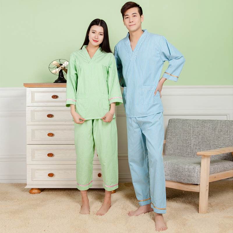 长款长袖长裤桑拿服汗蒸服纯棉全棉高档男女情侣SPA加肥加大套装在类目 居家日用, 毛巾/浴巾/浴袍, 浴裙/浴袍/浴衣中 - 来自Buy2taobao.com提供专业的淘宝代购服务