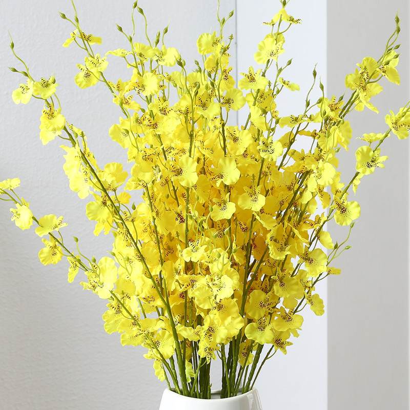 Oncidium simulation Bouquet of flowers Dried flowers Plastic flowers Artificial flower Decorative flowers a living room TV cabinet table Decoration a decoration Flower artin the Home accessories , Vase/Flower/Artificial flowers/Imitation jewelry , Artificial flowers/Artificial flower category - from Buy2taobao.com to provide professional Taobao agent buy service