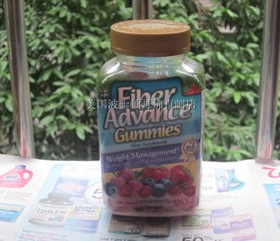  美国Fiber Choice无糖果蔬纤维素 膳食纤维咀嚼 软糖 控制体重