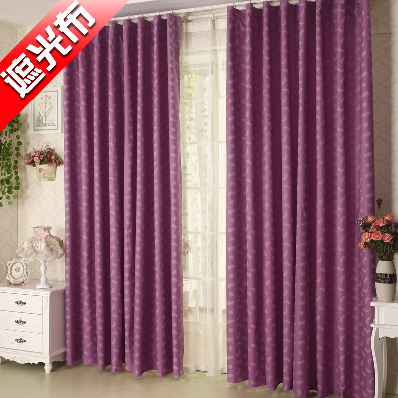 Post a bedroom sunshade cloth finished curtains printed fabric shading and UV customized wholesale